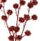 12" Christmas Glitter Plastic Pine Cones Branch Picks, 6ct.